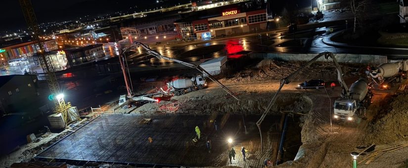 CARICA 6 : Betoniranje temeljne ploče